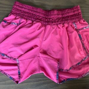 Lululemon Speed Up Shorts Size 10 Pink